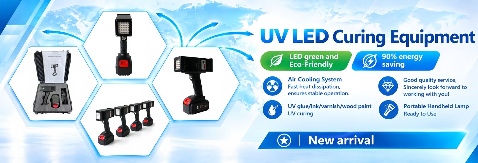 مصباح العلاج بالأشعة فوق البنفسجية LED