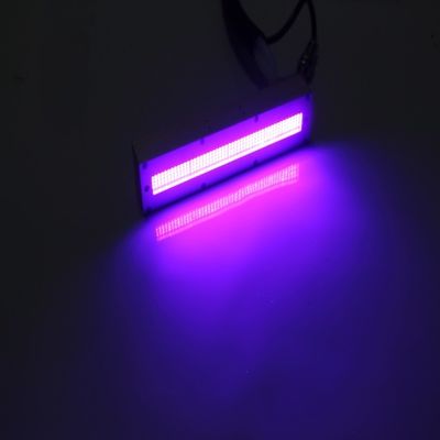 طابعة الملصقات UV LED مصباح المعالجة 600W 395nm 220x20mm مياه التبريد