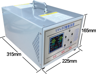 365nm 320W مصدر ضوء UV LED خطي مبرد بالهواء لنظام عالية السرعة الصناعي للتجفيف فوق البنفسجي