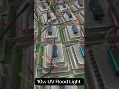 10W 20W 30W ضوء الفيضانات للأشعة فوق البنفسجية 365 نانومتر لتزيين المسرح بدون الأوزون