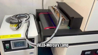 واحد UVLED + اثنين من مصابيح الزئبق